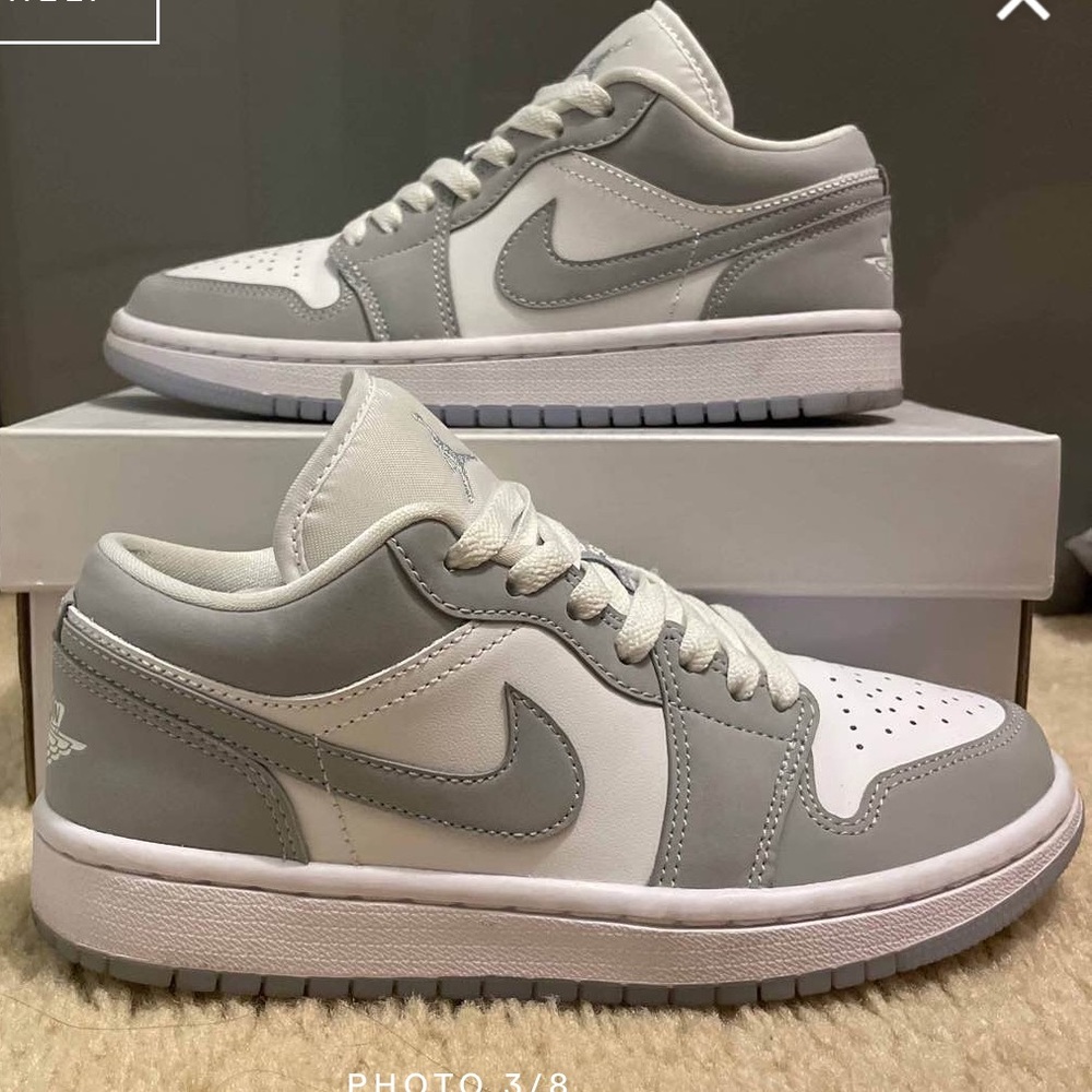 Women’s Air Jordan 1 Low “white wolf grey”